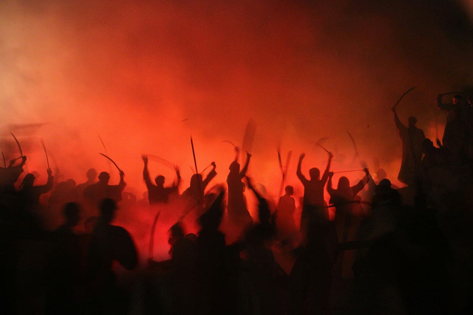 Picture of people demonstrating